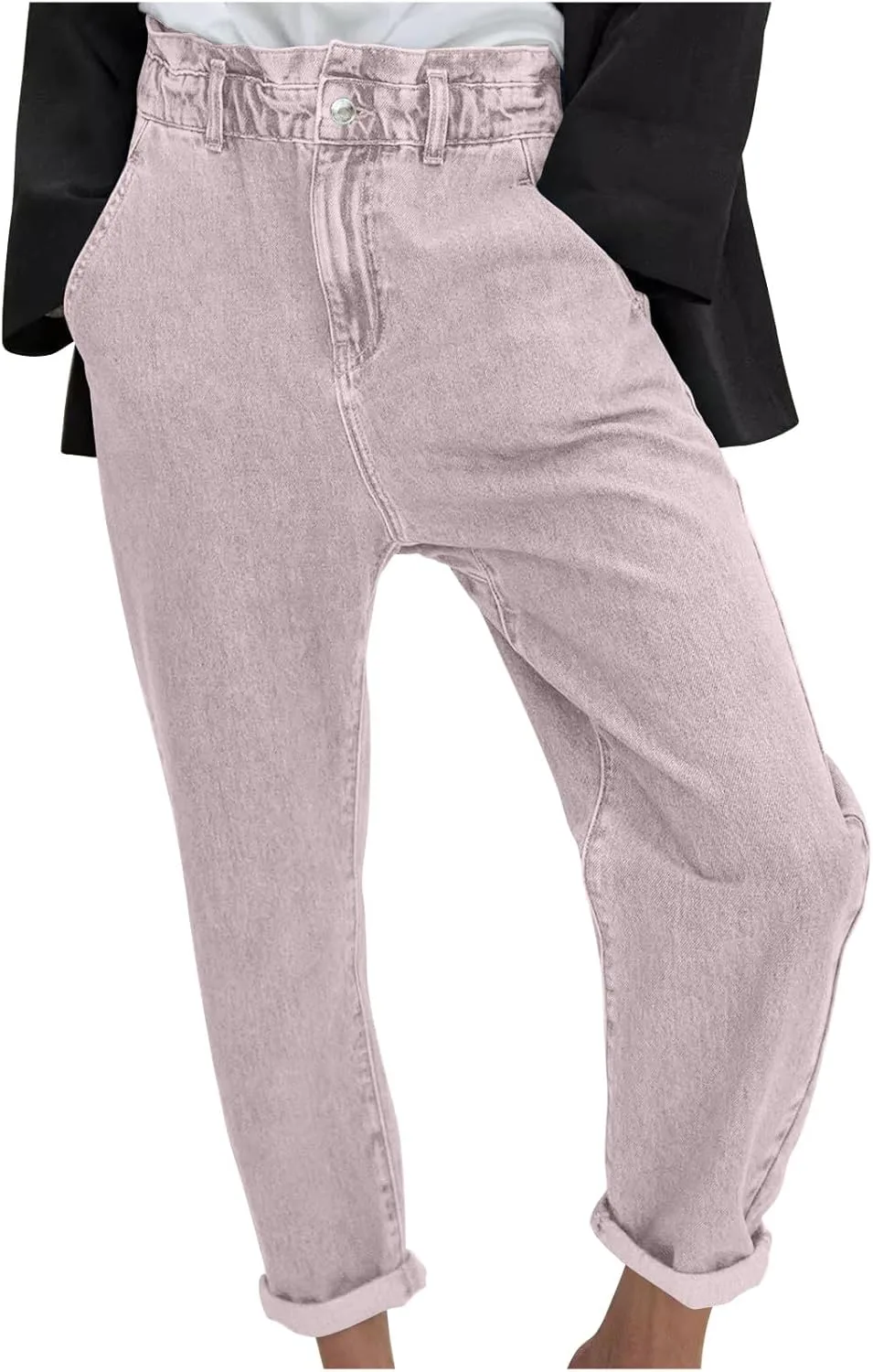 Женские джинсы с высокой талией и широкими штанинами Stretchy Denim, свободный крой
Женские джинсы с высокой талией и широкими штанинами Stretchy Denim, свободный крой