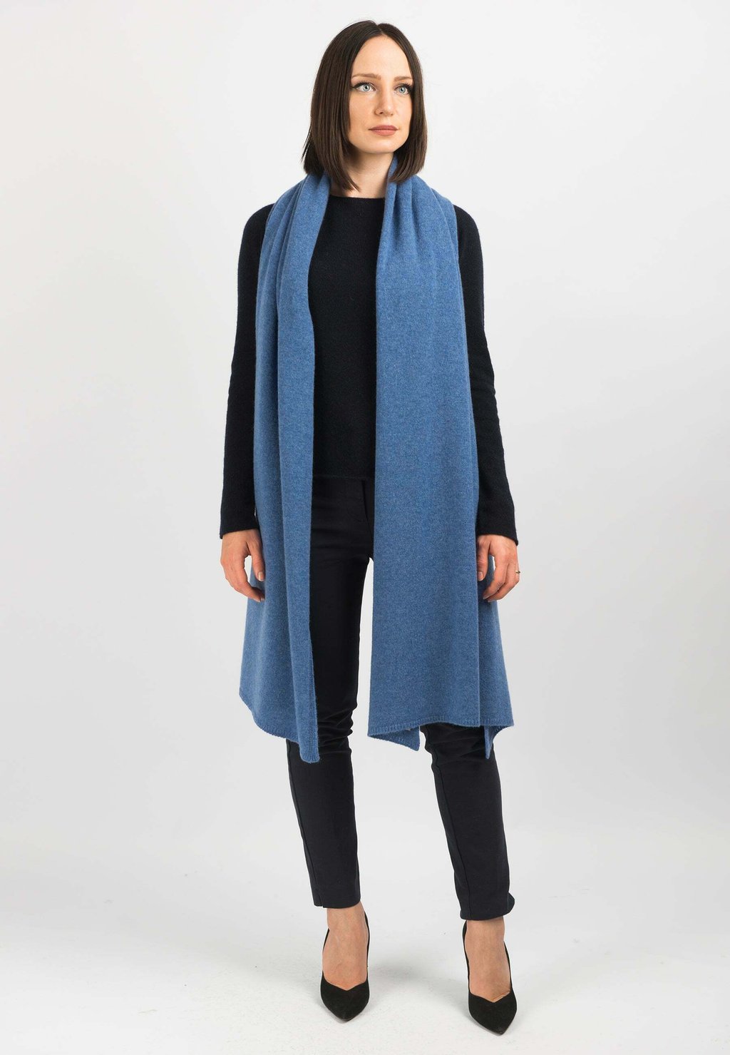 Шарф Dalle Piane Cashmere, деним
Шарф Dalle Piane Cashmere, деним