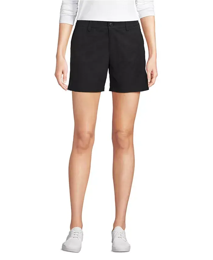 Женские шорты-чиносы для школьной формы Active Performance 7 дюймов Lands' End, черный
Женские шорты-чиносы для школьной формы Active Performance 7 дюймов Lands' End, черный