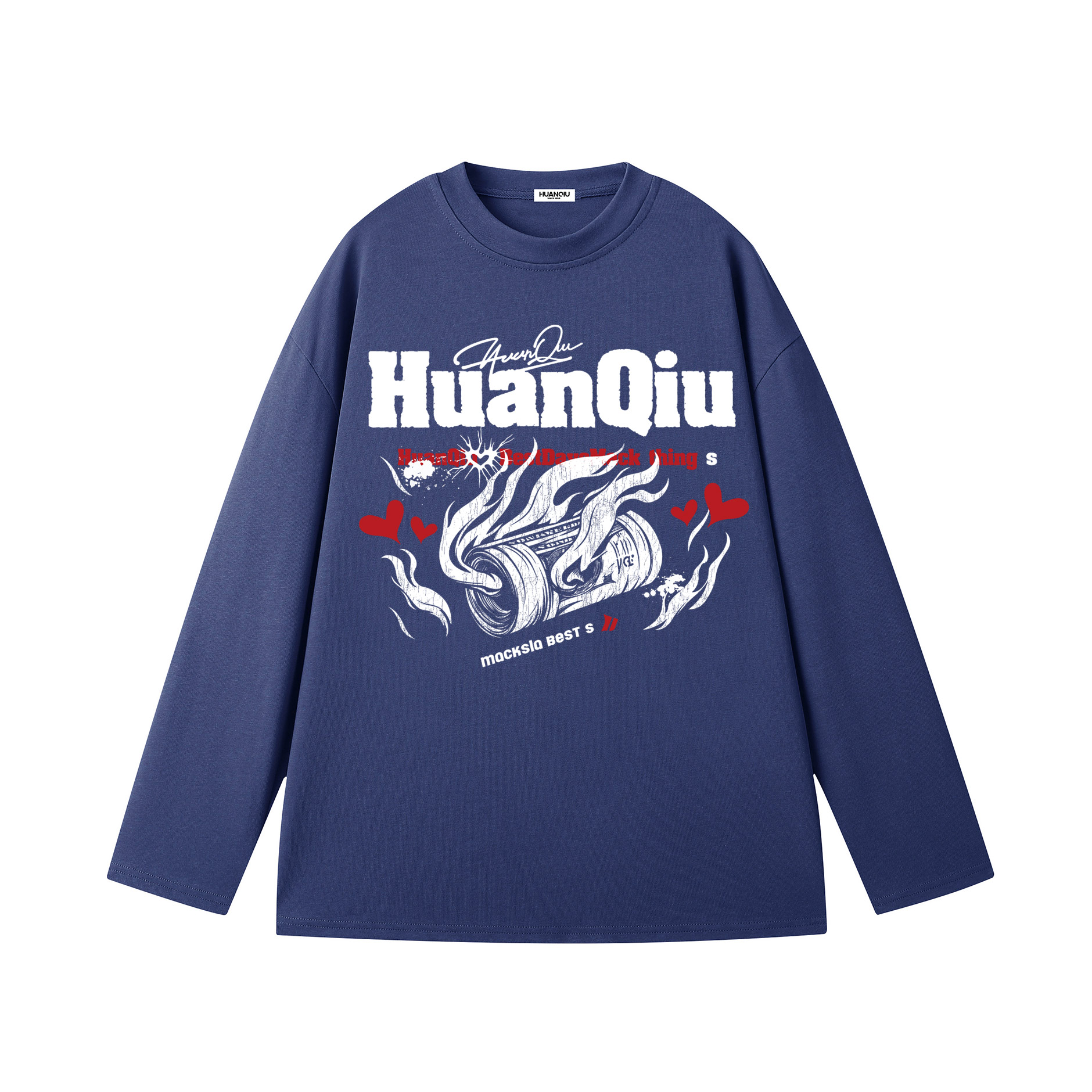 Футболка Unisex Crew Neck Moderate Heavyweight HUANQIU, темно-синий
Футболка Unisex Crew Neck Moderate Heavyweight HUANQIU, темно-синий