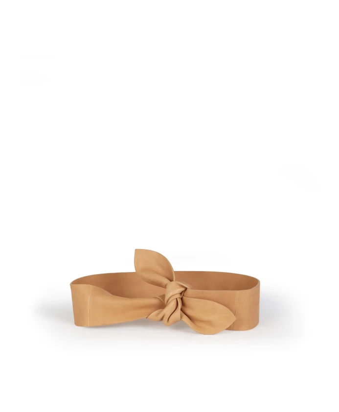 Кожаный ремень с узлом Cortana, бежевый
Кожаный ремень с узлом Cortana, бежевый