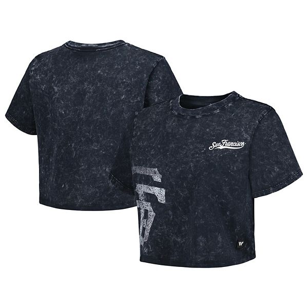 Женская черная футболка cropped San Francisco Giants The Wild Collective
Женская черная футболка cropped San Francisco Giants The Wild Collective