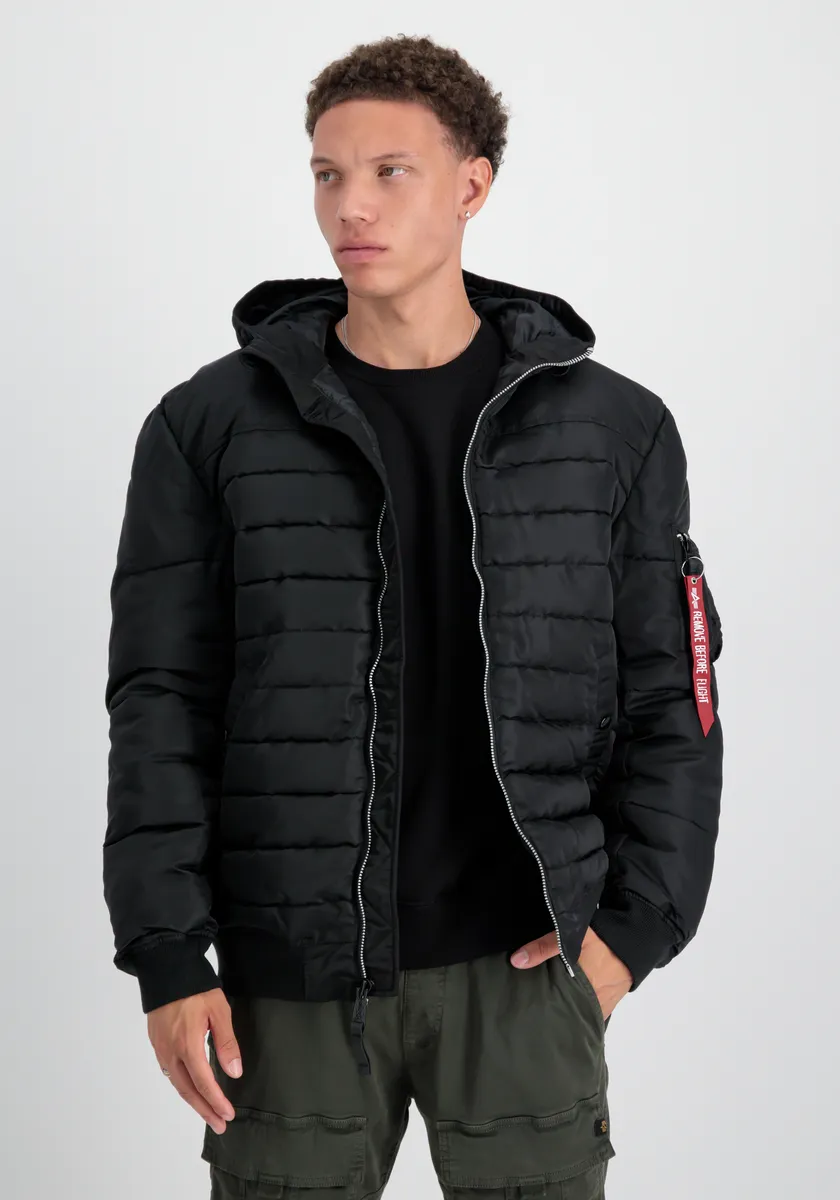 Зимняя куртка Alpha Industries " Alpha Industries Мужчины - Куртки для холодной погоды с капюшоном Puffer FN", черный