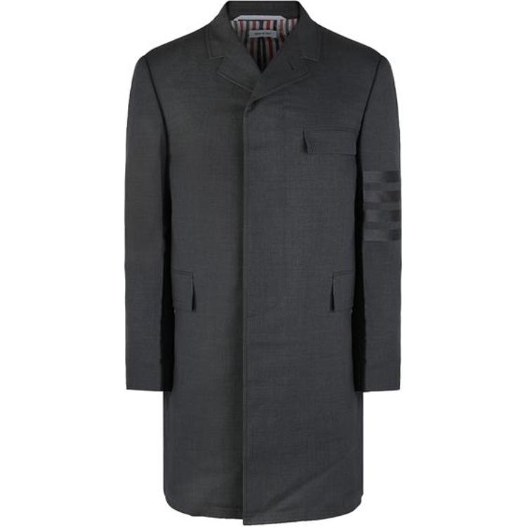 Мужское серое пальто THOM BROWNE, серый
Мужское серое пальто THOM BROWNE, серый