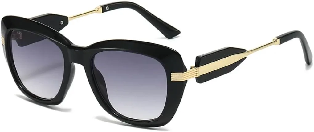 Модные солнцезащитные очки «кошачий глаз» для женщин, ретро-стиль, разноцветный градиент, защита от УФ-излучения UV400, трендовые очки для мужчин TVTBBVV, Black Gray
Модные солнцезащитные очки «кошачий глаз» для женщин, ретро-стиль, разноцветный градиент, защита от УФ-излучения UV400, трендовые очки для мужчин TVTBBVV, Black Gray