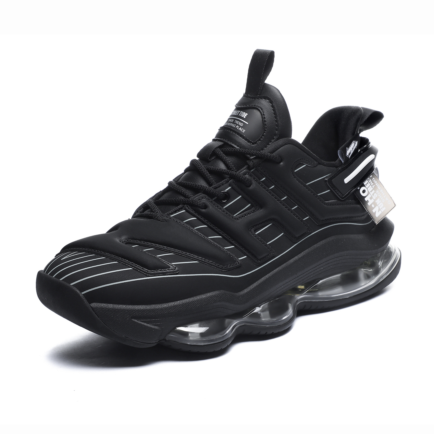 N·HOT Высокие дышащие нескользящие кеды с воздушной подушкой унисекс A366 черные кожаные, цвет A366 Black (Leather Upper Mid-Top)
N·HOT Высокие дышащие нескользящие кеды с воздушной подушкой унисекс A366 черные кожаные, цвет A366 Black (Leather Upper Mid-Top)