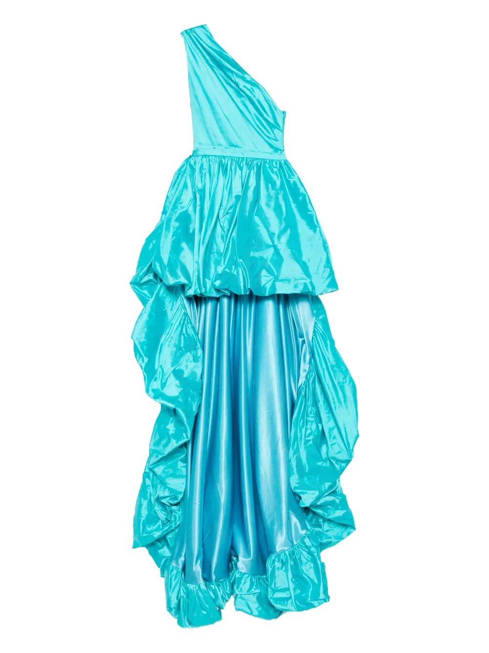 Платье асимметричного кроя с оборками Miau By Clara Rotescu, синий
Платье асимметричного кроя с оборками Miau By Clara Rotescu, синий