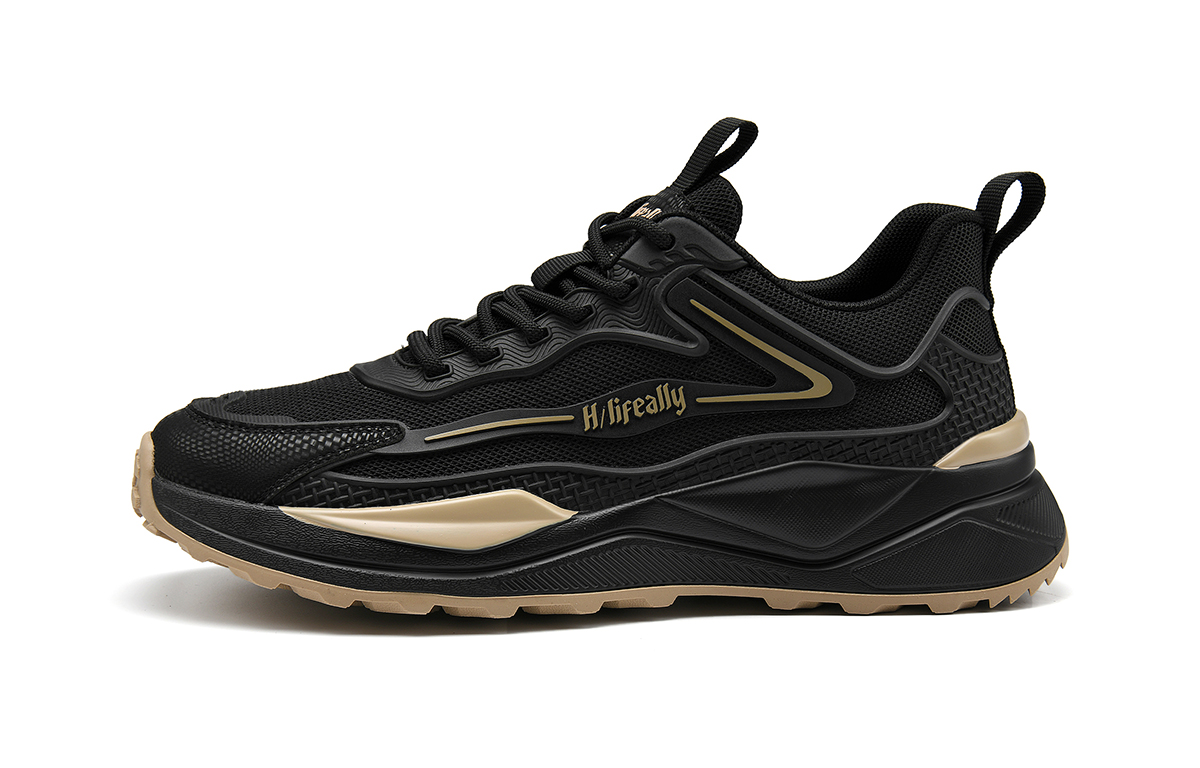 Дышащие низкие повседневные туфли для мужчин HLA, Black
Дышащие низкие повседневные туфли для мужчин HLA, Black