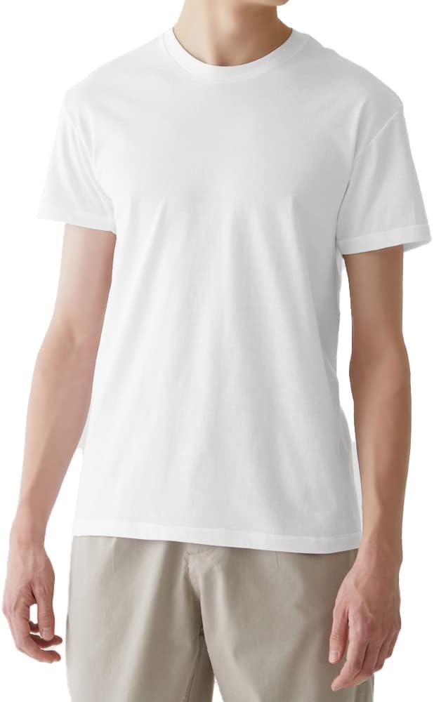 Мужская футболка с круглым вырезом Gunze YG YN0113, 100% хлопок, белый
Мужская футболка с круглым вырезом Gunze YG YN0113, 100% хлопок, белый