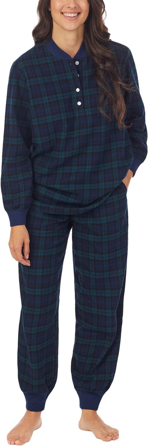 Фланелевая лыжная пижама Lanz of Salzburg, цвет Blue/Green Watch Plaid 
Фланелевая лыжная пижама Lanz of Salzburg, цвет Blue/Green Watch Plaid