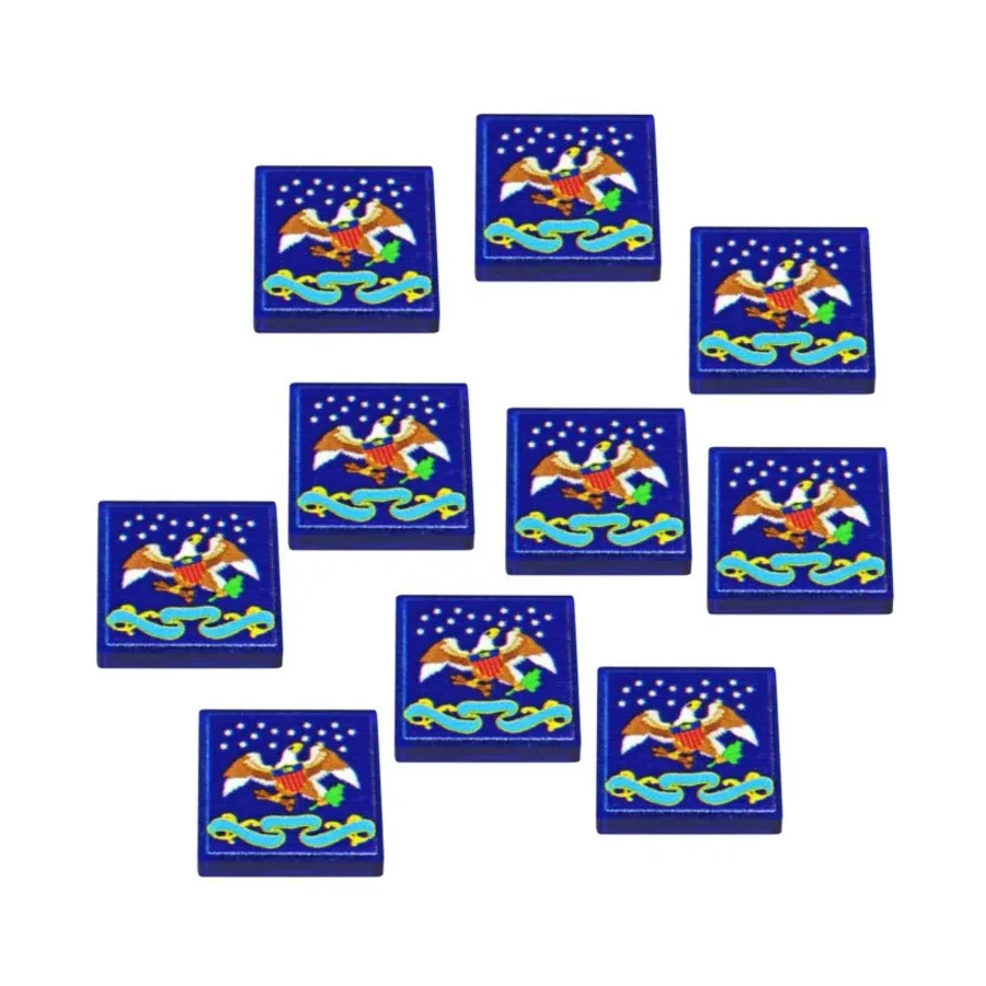 Жетоны наполеоновской эпохи — армейский штандарт США 1812 года, Premium Printed Game Tokens
Жетоны наполеоновской эпохи — армейский штандарт США 1812 года, Premium Printed Game Tokens