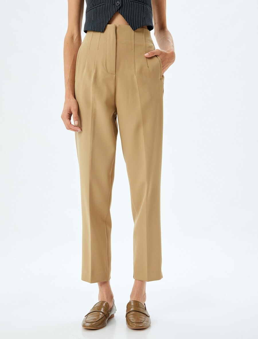 Брюки Koton Regular Pleated Pants, кэмел
Брюки Koton Regular Pleated Pants, кэмел