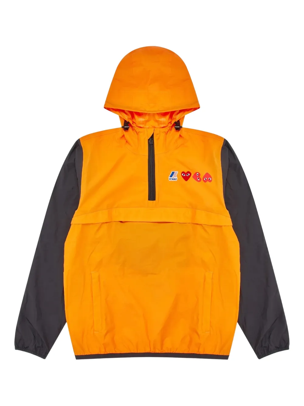 Легкая куртка с нашивкой из коллаборации с K-Way Comme Des Garcons Play, оранжевый
Легкая куртка с нашивкой из коллаборации с K-Way Comme Des Garcons Play, оранжевый