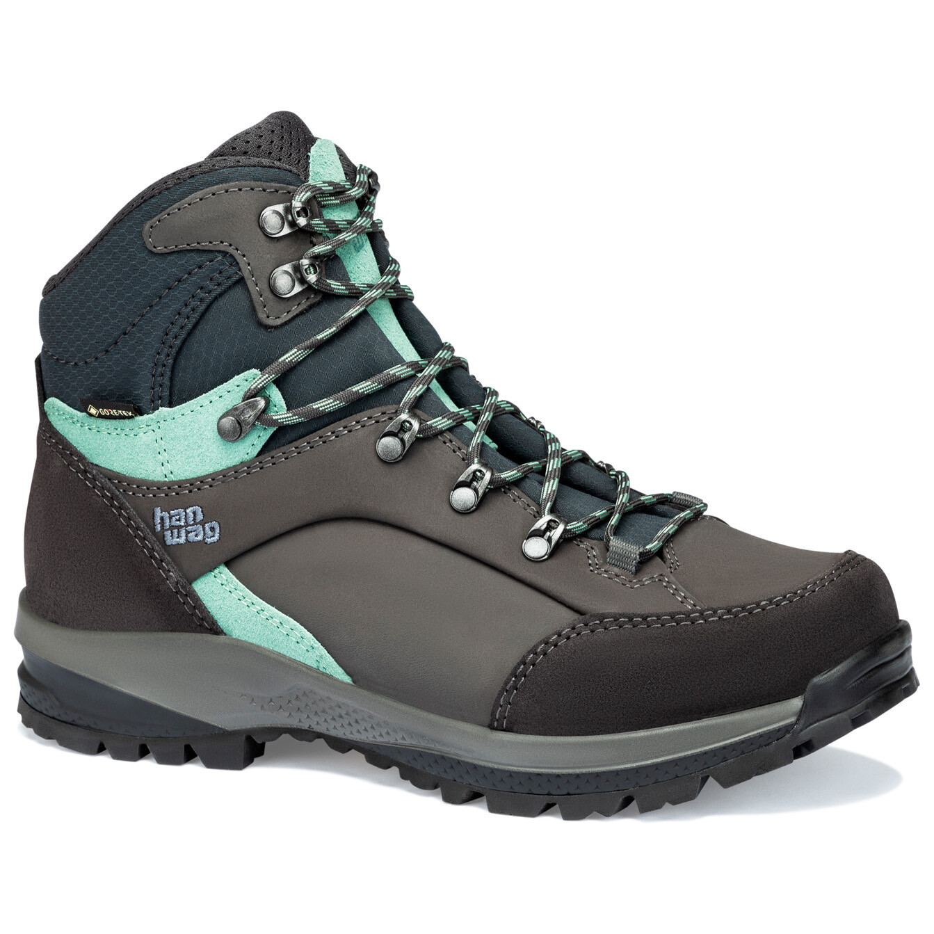 Ботинки для прогулки Hanwag Women's Banks StraightFit Extra GTX, цвет Asphalt/Mint
Ботинки для прогулки Hanwag Women's Banks StraightFit Extra GTX, цвет Asphalt/Mint
