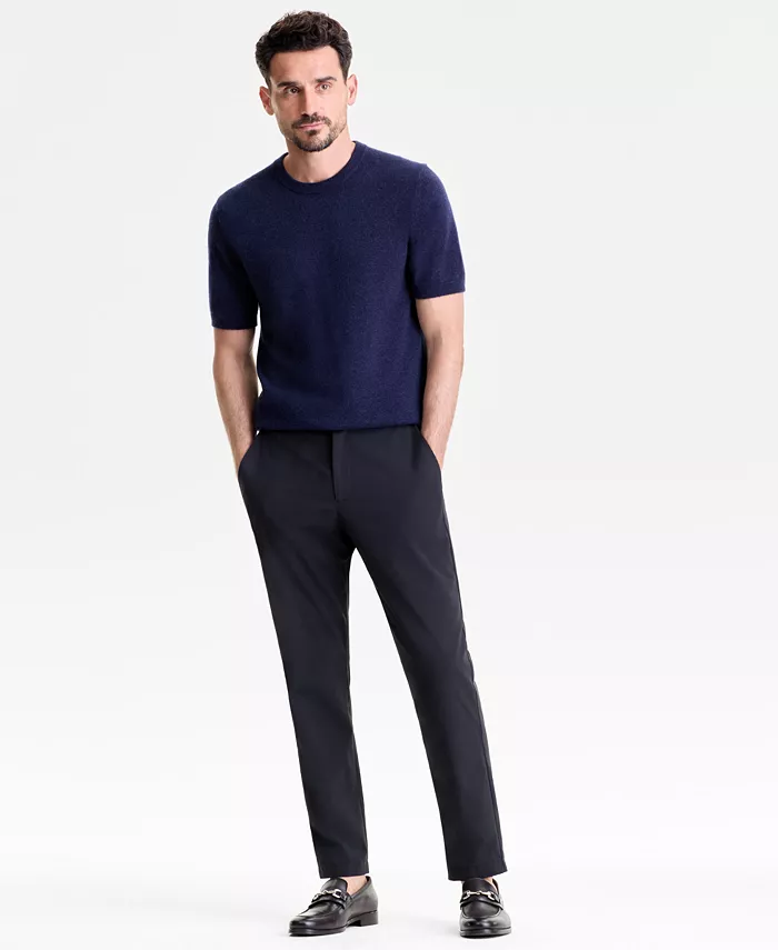 Мужская футболка-свитер классического кроя из 100% кашемира с текстурой Club Room, синий
Мужская футболка-свитер классического кроя из 100% кашемира с текстурой Club Room, синий