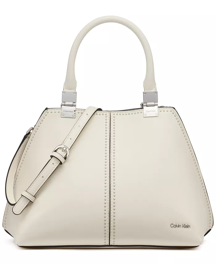 Сумка-трансформер с гранитными заклепками Calvin Klein, белый
Сумка-трансформер с гранитными заклепками Calvin Klein, белый
