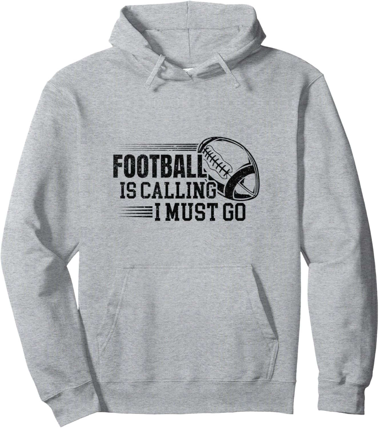 Забавная толстовка с надписью «Американский футбол - зовет футбол, я должен идти» Funny Football Designs For Football Player, серый
Забавная толстовка с надписью «Американский футбол - зовет футбол, я должен идти» Funny Football Designs For Football Player, серый