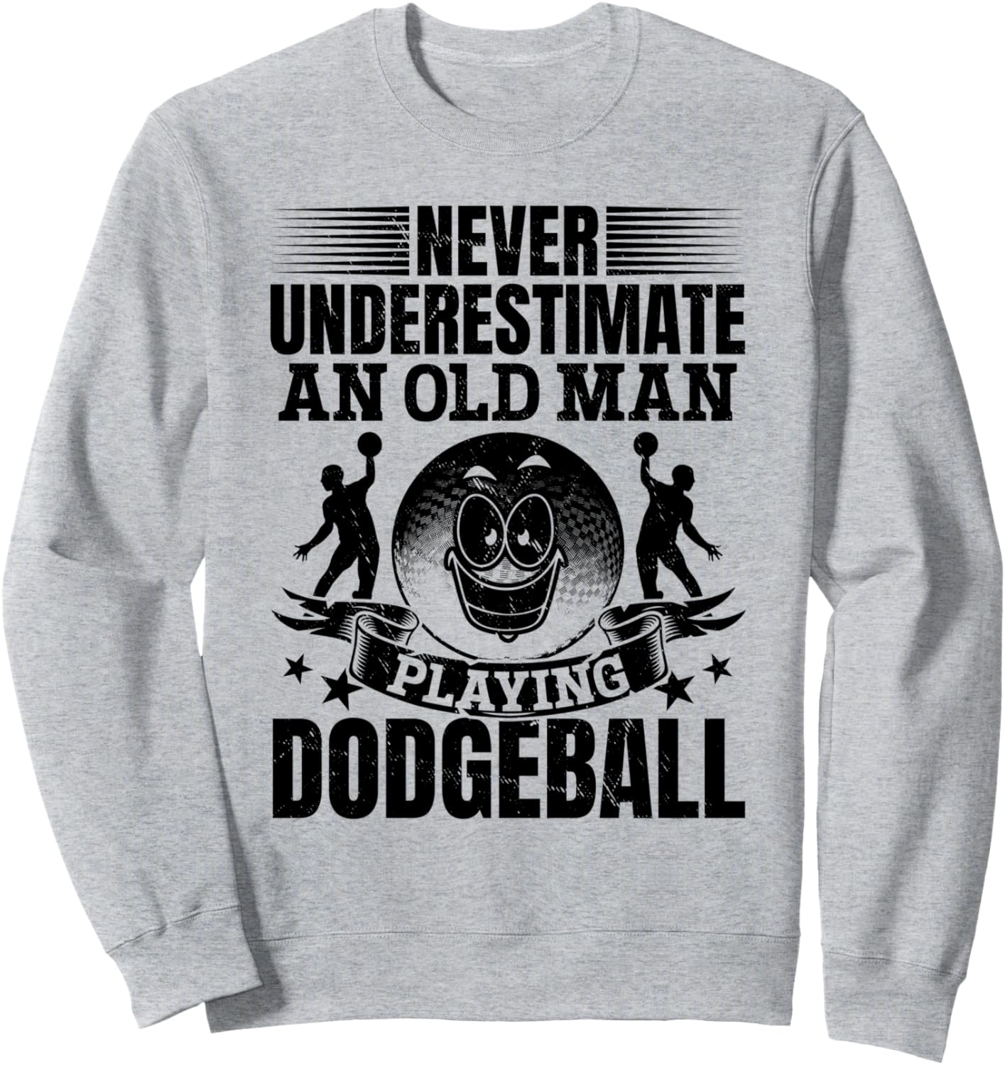 Никогда не недооценивайте старика, играющего в доджбол (толстовка) Dodgeball Player Grandpa, серый
Никогда не недооценивайте старика, играющего в доджбол (толстовка) Dodgeball Player Grandpa, серый