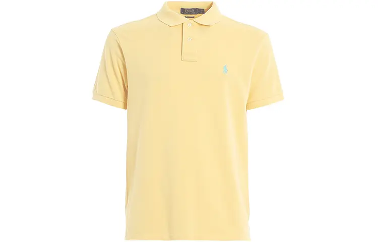 Поло с вышитым логотипом Polo Ralph Lauren, светло-желтый
Поло с вышитым логотипом Polo Ralph Lauren, светло-желтый