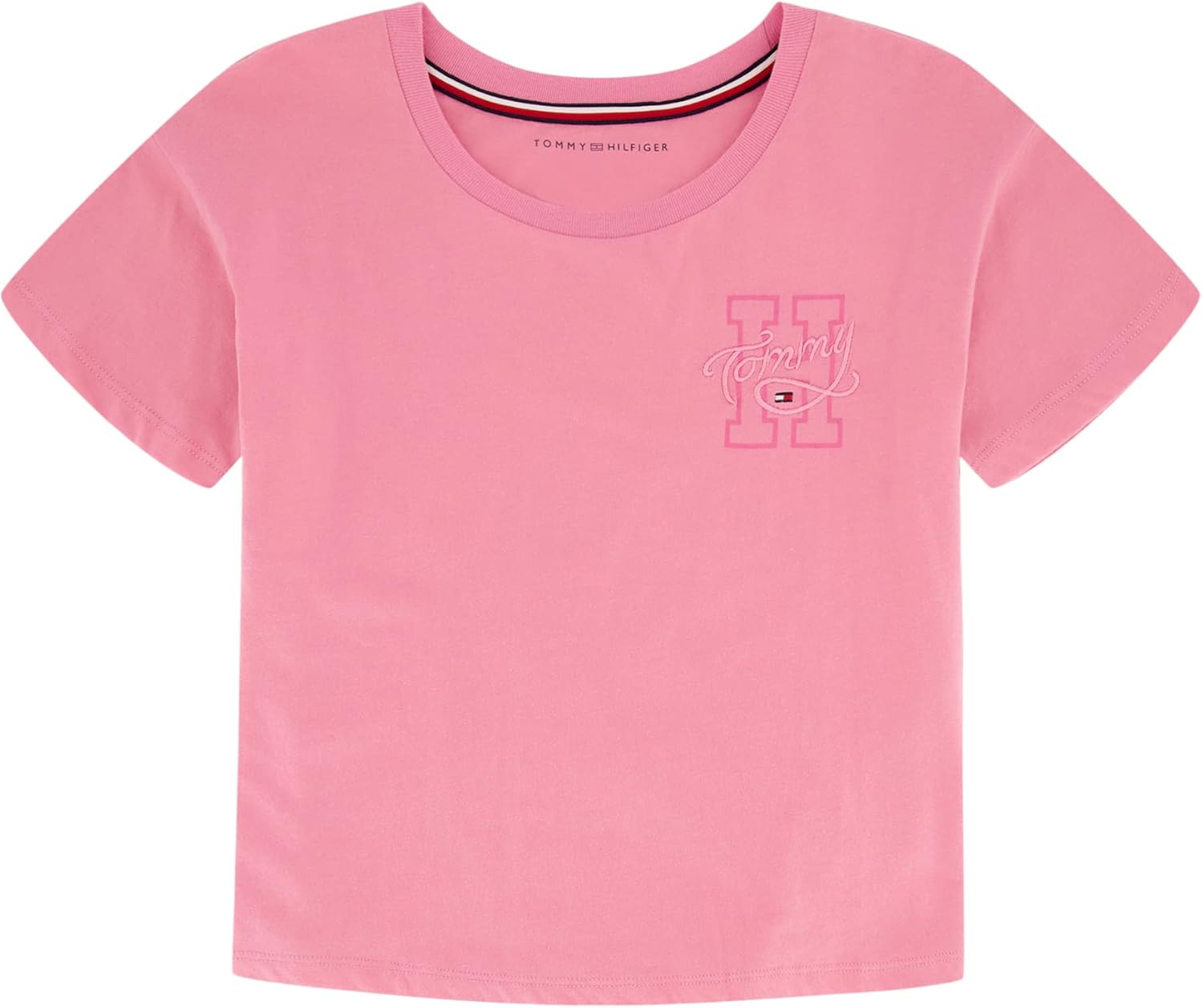 Футболка Tommy Hilfiger Girl с флагом Tommy 1985 (для детей старшего возраста), Sea Pink Logo
Футболка Tommy Hilfiger Girl с флагом Tommy 1985 (для детей старшего возраста), Sea Pink Logo