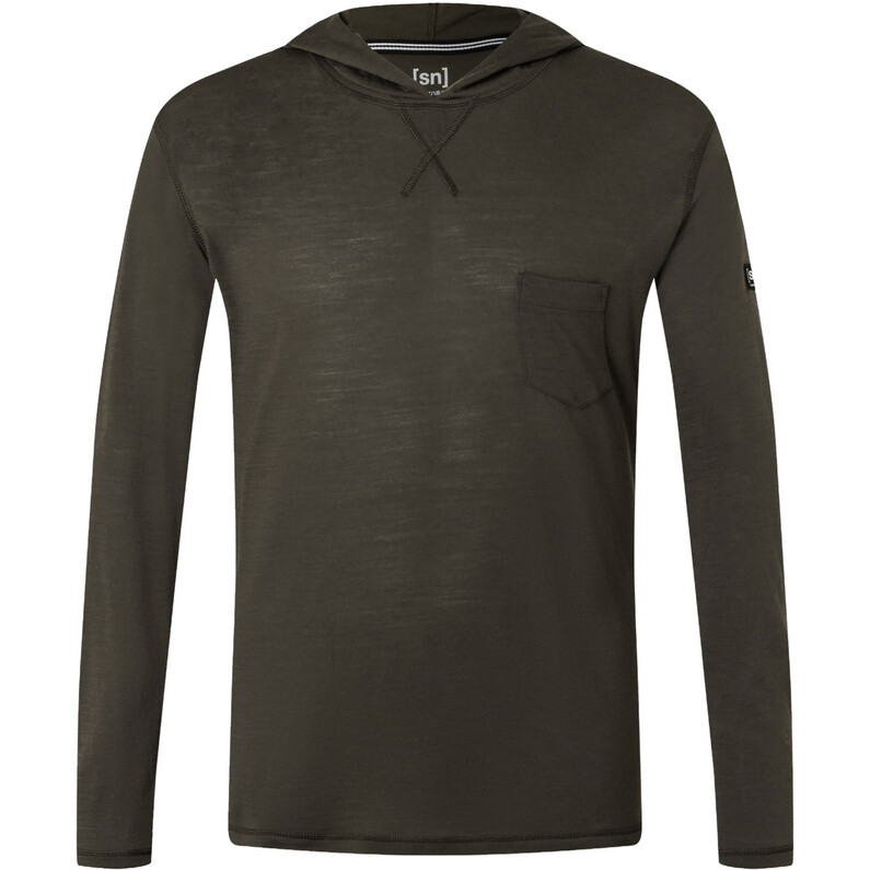 Мужская летняя толстовка Super.Natural, оливковый 
Мужская летняя толстовка Super.Natural, оливковый