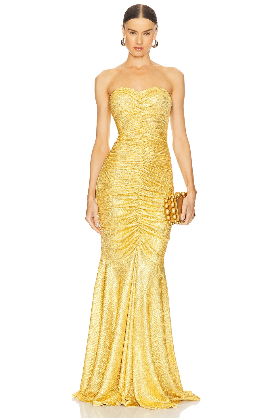 Безбретельное рыбье хвост платье Norma Kamali, asparagus
Безбретельное рыбье хвост платье Norma Kamali, asparagus