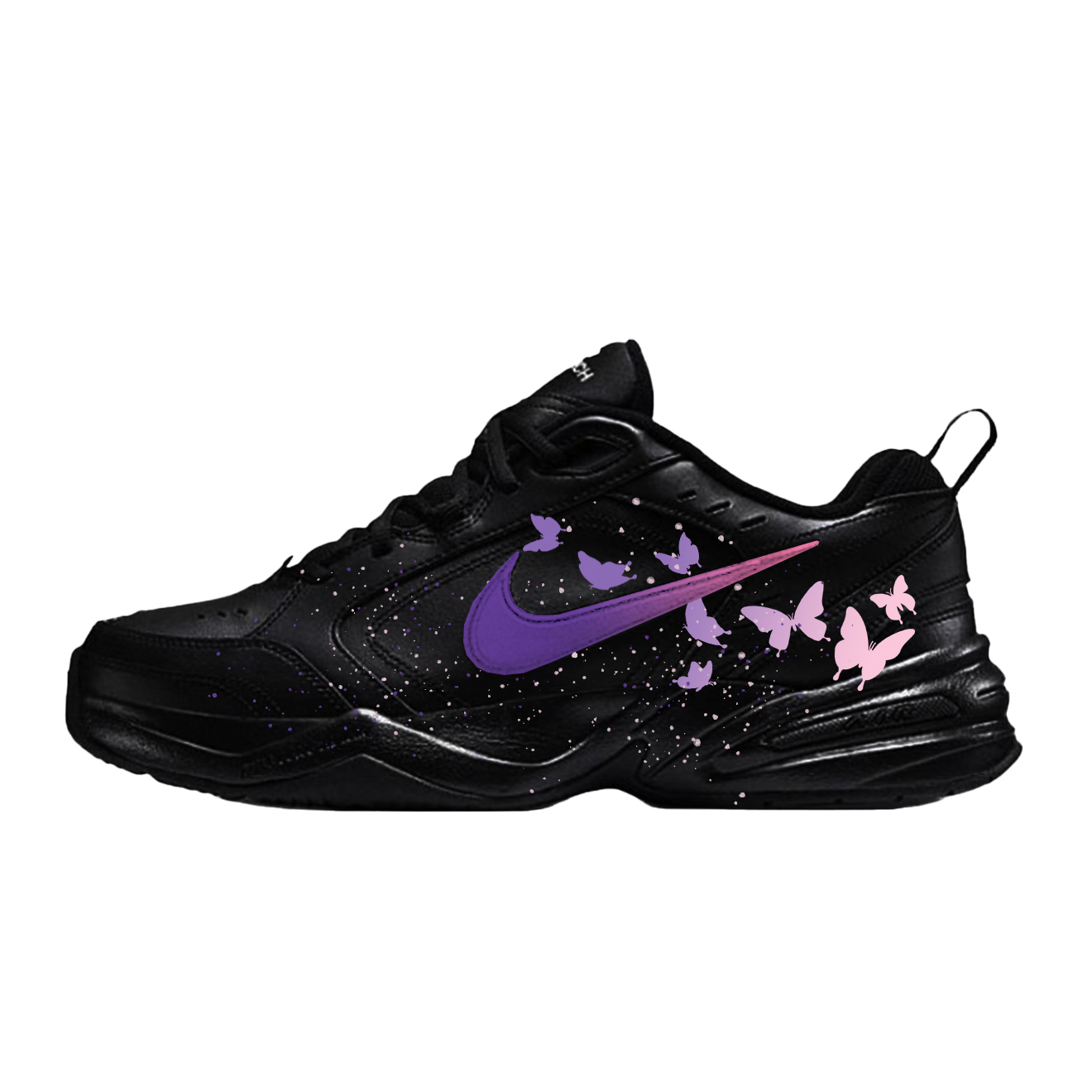 Nike Кроссовки Air Monarch 4 Purple Butterfly Low top Chunky Unisex Black Purple
Nike Кроссовки Air Monarch 4 Purple Butterfly Low top Chunky Unisex Black Purple