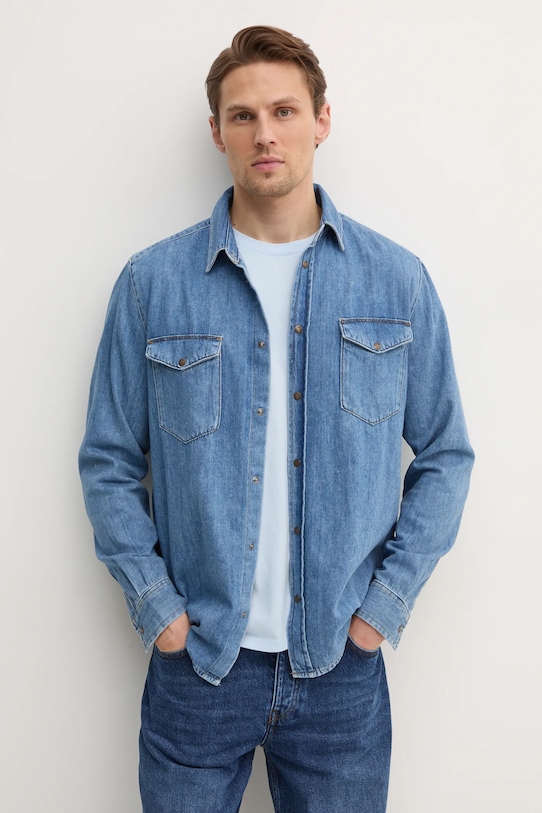 Джинсовая рубашка Sisley, синий
Джинсовая рубашка Sisley, синий