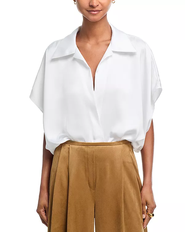 Боди-Рубашка оверсайз Norma Kamali, белый
Боди-Рубашка оверсайз Norma Kamali, белый