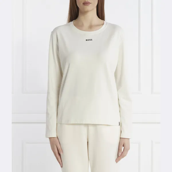 Сверху пижама обычного кроя. Boss, экрю
Сверху пижама обычного кроя. Boss, экрю