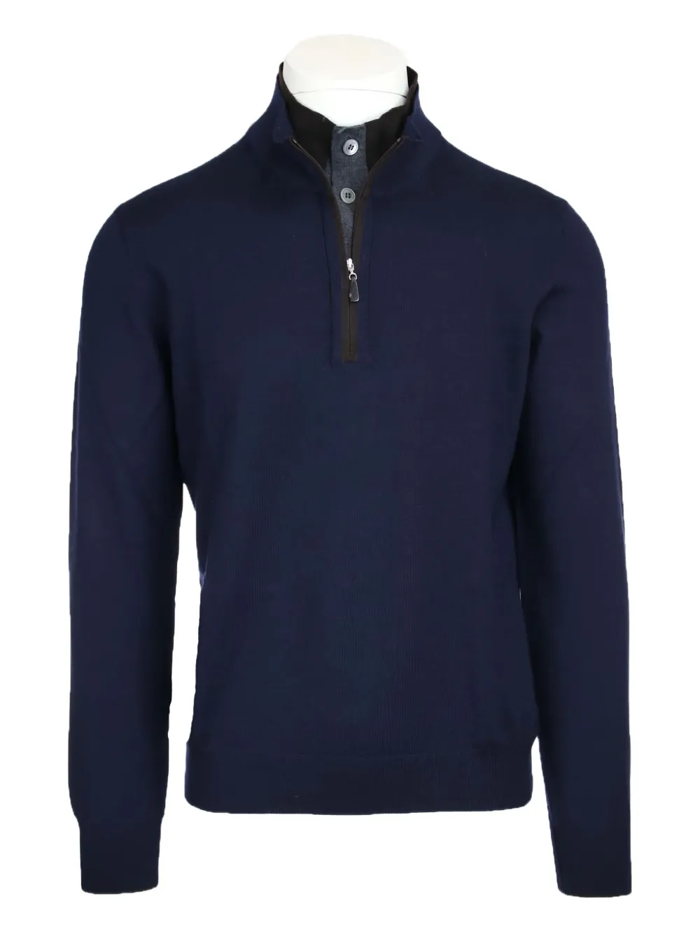 Свитер на молнии Gran Sasso, синий
Свитер на молнии Gran Sasso, синий