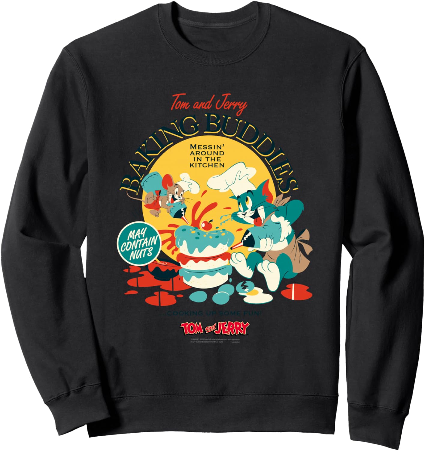 Толстовка с надписью Том и Джерри - друзья-пекари Tom And Jerry, черный
Толстовка с надписью Том и Джерри - друзья-пекари Tom And Jerry, черный