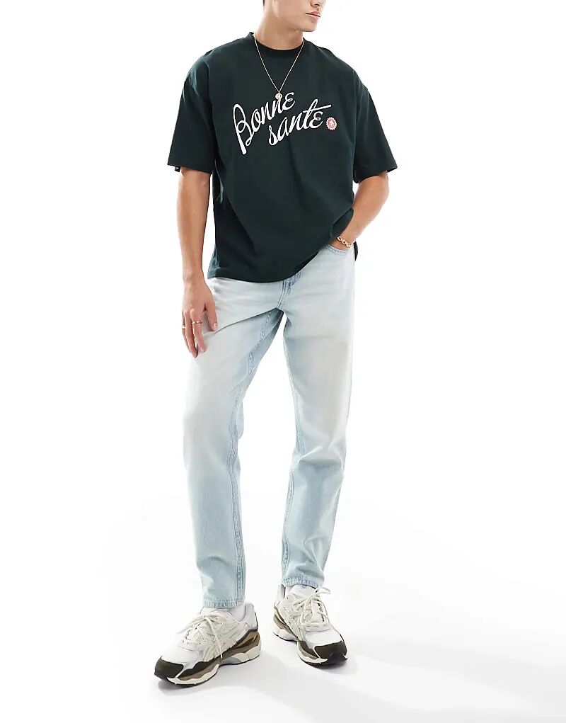 Зауженные джинсы ASOS DESIGN светло-голубого цвета
Зауженные джинсы ASOS DESIGN светло-голубого цвета