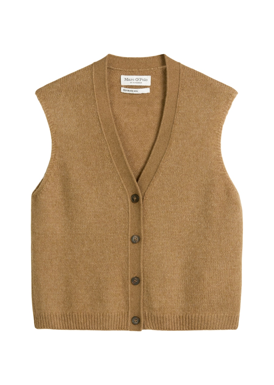Вязаный жилет Marc O'Polo, карамель
Вязаный жилет Marc O'Polo, карамель
