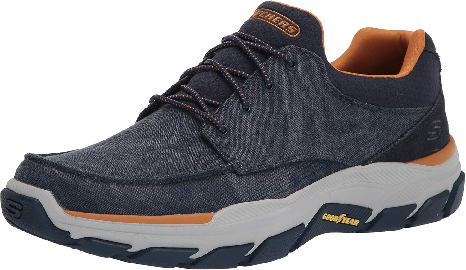 Мужские слипоны Skechers Respected - Loleto с эластичными шнурками и мыском-мокасином, темно-синий
Мужские слипоны Skechers Respected - Loleto с эластичными шнурками и мыском-мокасином, темно-синий