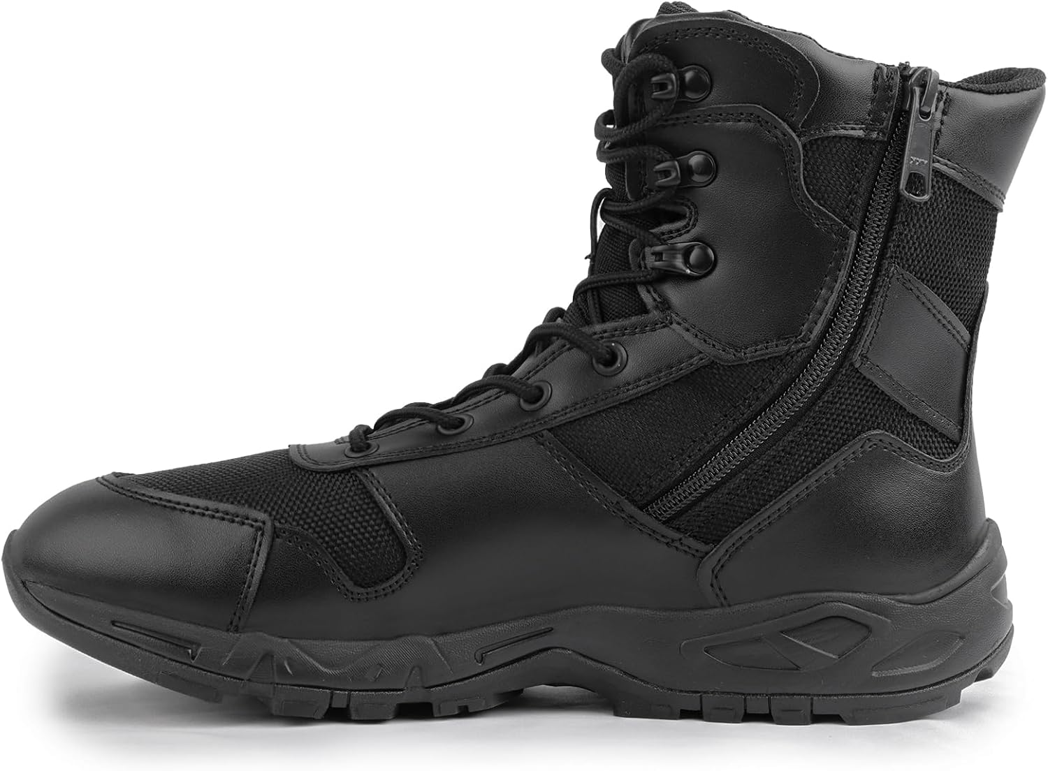 Тактические военные боевые ботинки QUNLON, легкие, для пустыни и джунглей, армейские, для работы и активного отдыха, с боковой молнией, для мотоцикла, черный
Тактические военные боевые ботинки QUNLON, легкие, для пустыни и джунглей, армейские, для работы и активного отдыха, с боковой молнией, для мотоцикла, черный