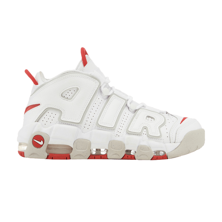 Кроссовки Nike Air More Uptempo '96 'White Grey Red', белый
Кроссовки Nike Air More Uptempo '96 'White Grey Red', белый