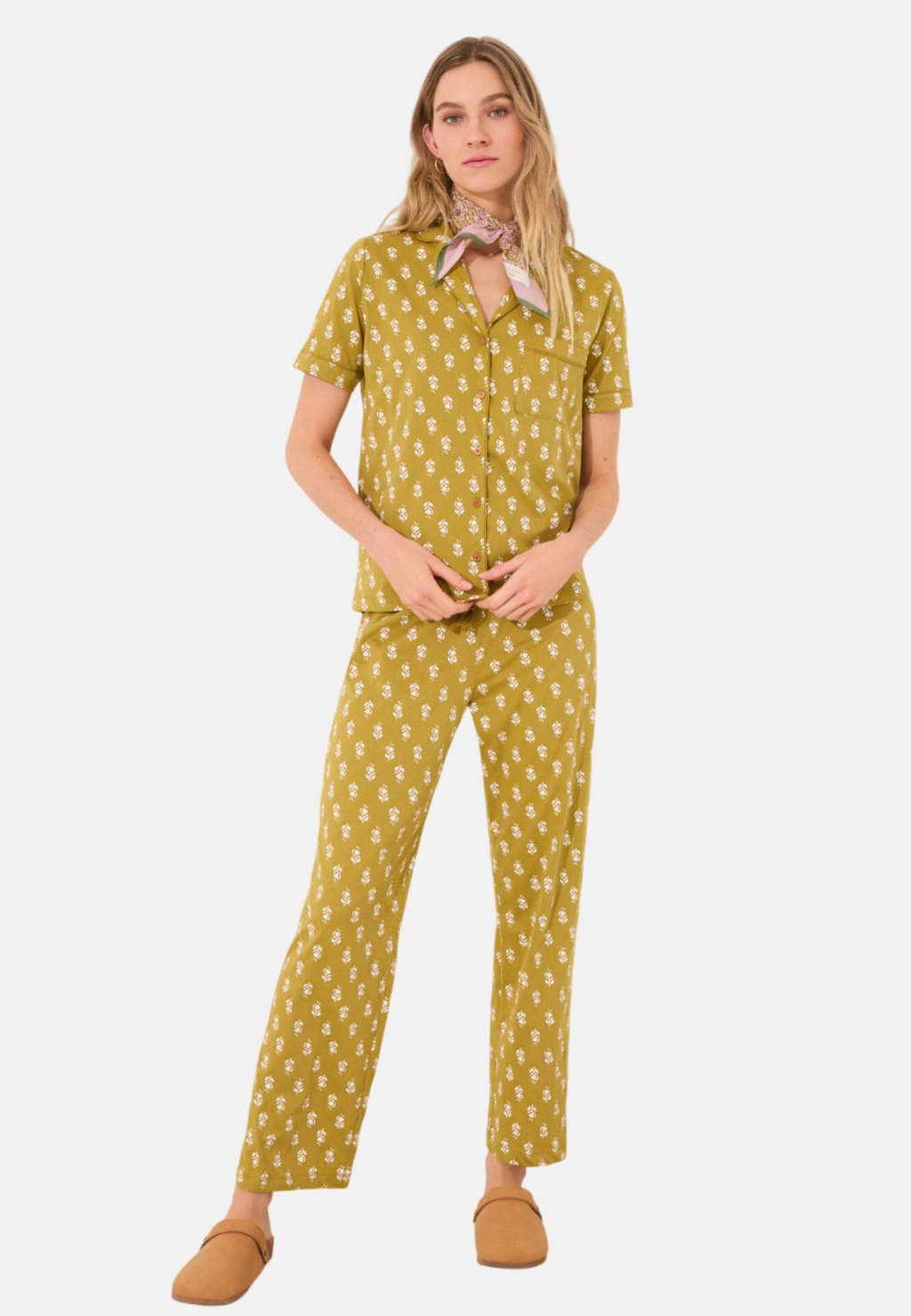 Пижама Pyjama set women'secret, желтый 
Пижама Pyjama set women'secret, желтый