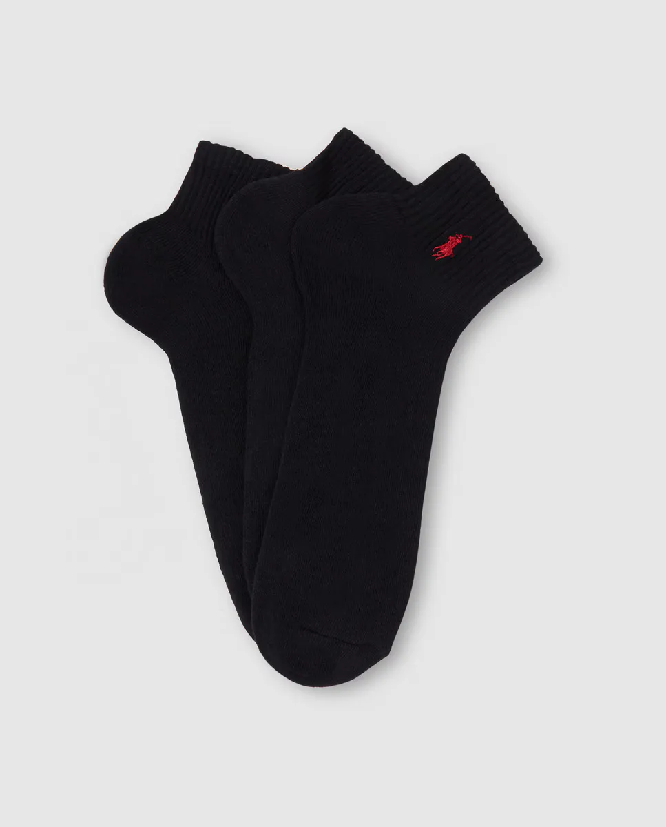 Набор из трех мужских носков с вышитой лошадью Polo Ralph Lauren, черный
Набор из трех мужских носков с вышитой лошадью Polo Ralph Lauren, черный