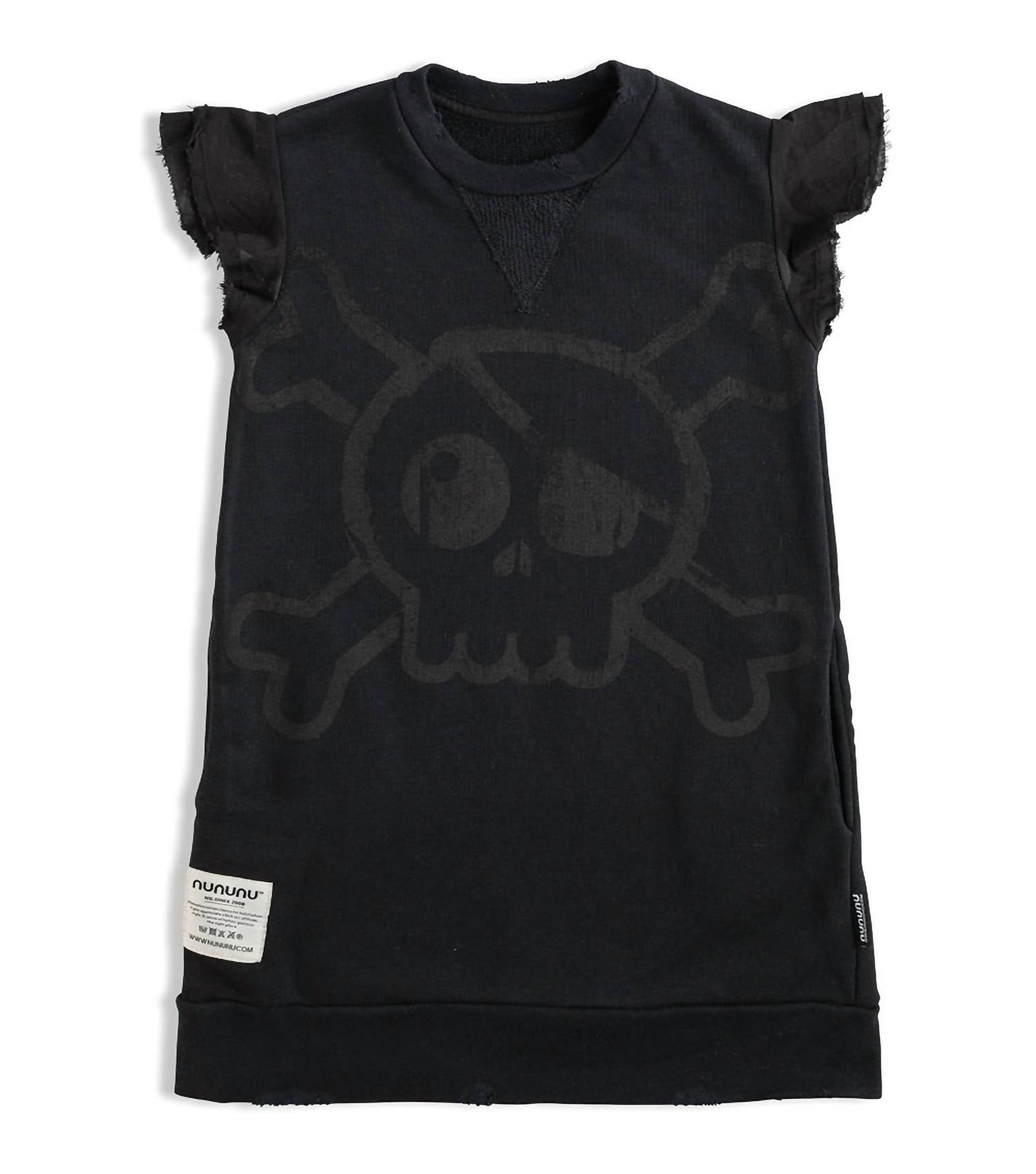 Платье-свитер с оборками на рукавах для девочек черного цвета Nununu
Платье-свитер с оборками на рукавах для девочек черного цвета Nununu