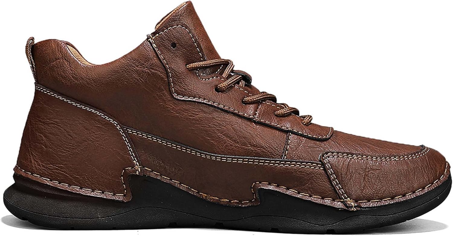 Мужские кожаные повседневные прогулочные туфли, средние по голенище, мягкая кожа, шнуровка, плоская подошва, оксфорды для ходьбы и вождения, мягкие и удобные, противоскользящие, износостойкие, для активного отдыха на улице Generic, темно-коричне...
Мужские кожаные повседневные прогулочные туфли, средние по голенище, мягкая кожа, шнуровка, плоская подошва, оксфорды для ходьбы и вождения, мягкие и удобные, противоскользящие, износостойкие, для активного отдыха на улице Generic, темно-коричне...