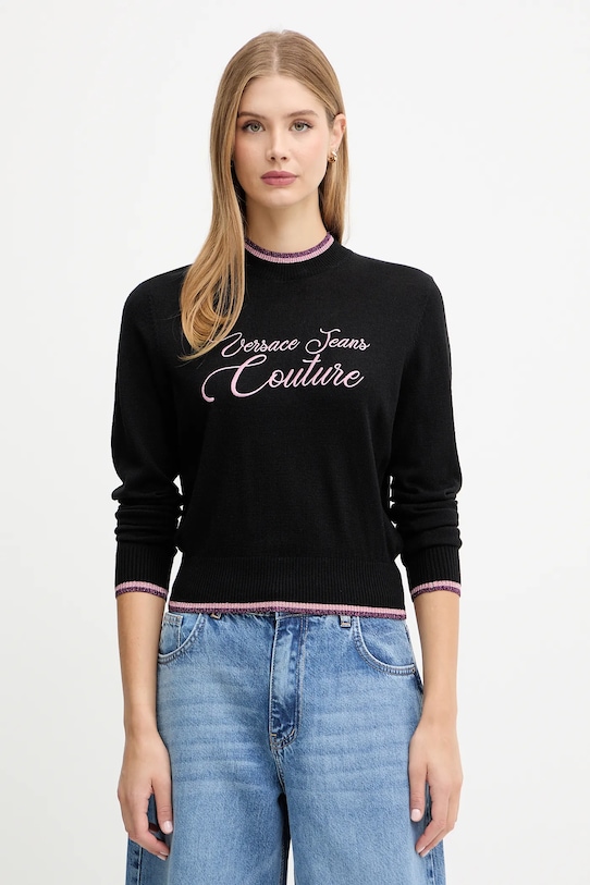 Шерстяной свитер Versace Jeans Couture, черный
Шерстяной свитер Versace Jeans Couture, черный