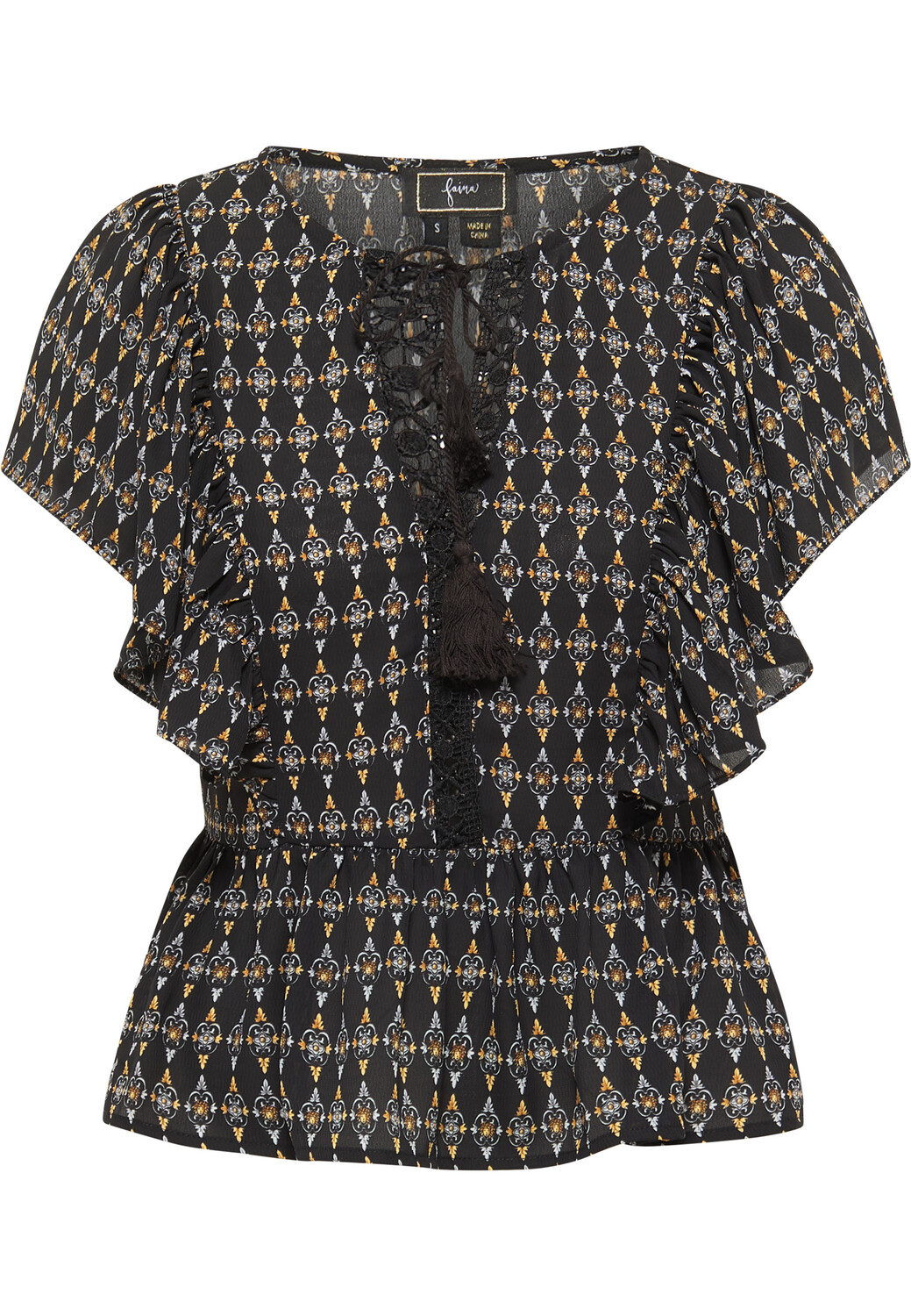 Туника faina Kurzarm, черный
Туника faina Kurzarm, черный