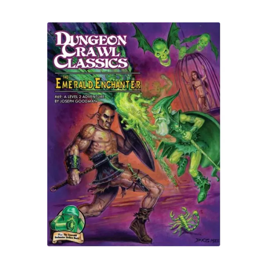 Модуль Emerald Enchanter w/Emerald Enchanter Strikes Back! (3rd Printing), Dungeon Crawl Classics Role Playing Games - Adventures
Модуль Emerald Enchanter w/Emerald Enchanter Strikes Back! (3rd Printing), Dungeon Crawl Classics Role Playing Games - Adventures