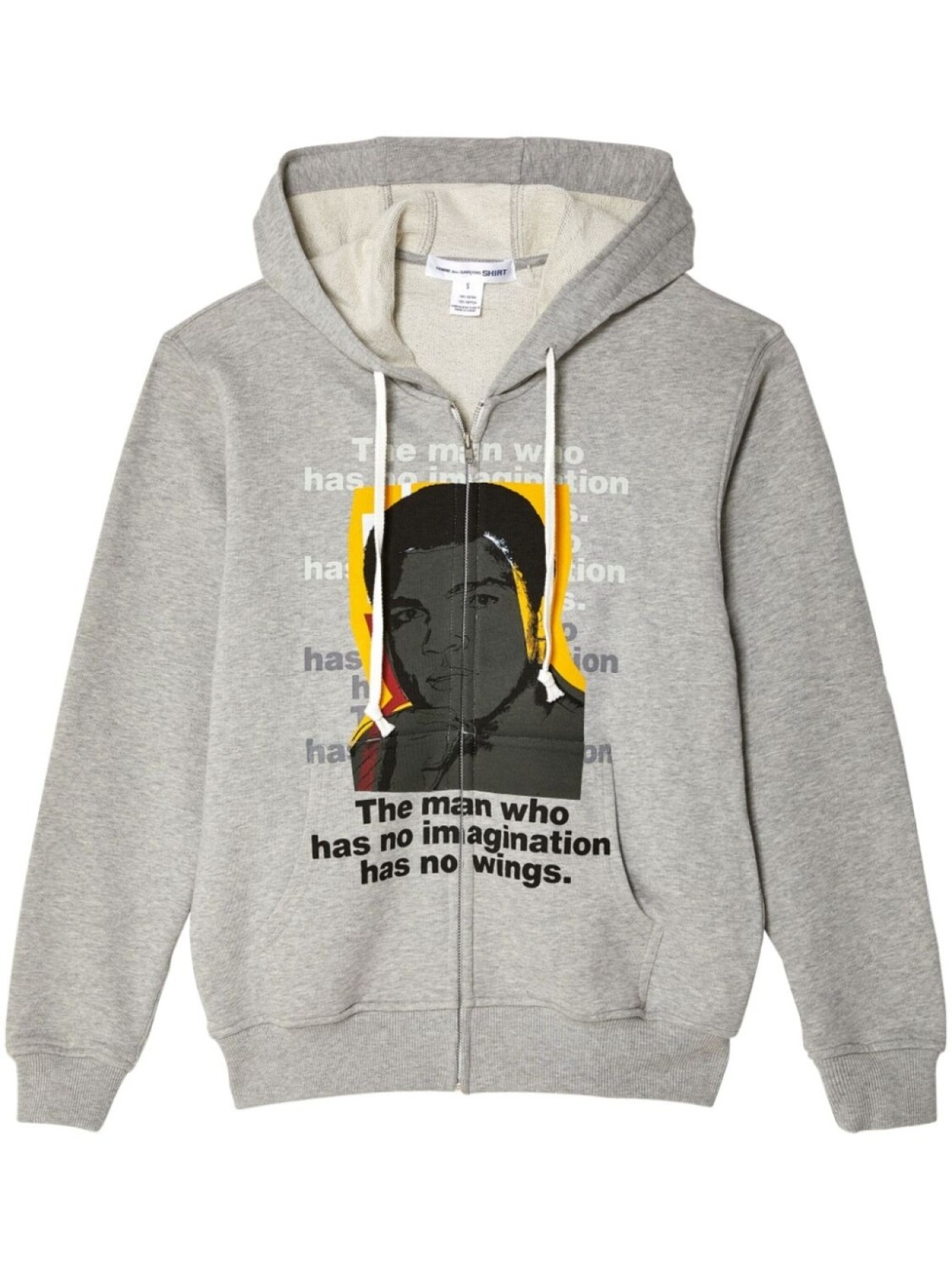 Comme Des Garçons Shirt худи с графичным принтом, серый
Comme Des Garçons Shirt худи с графичным принтом, серый