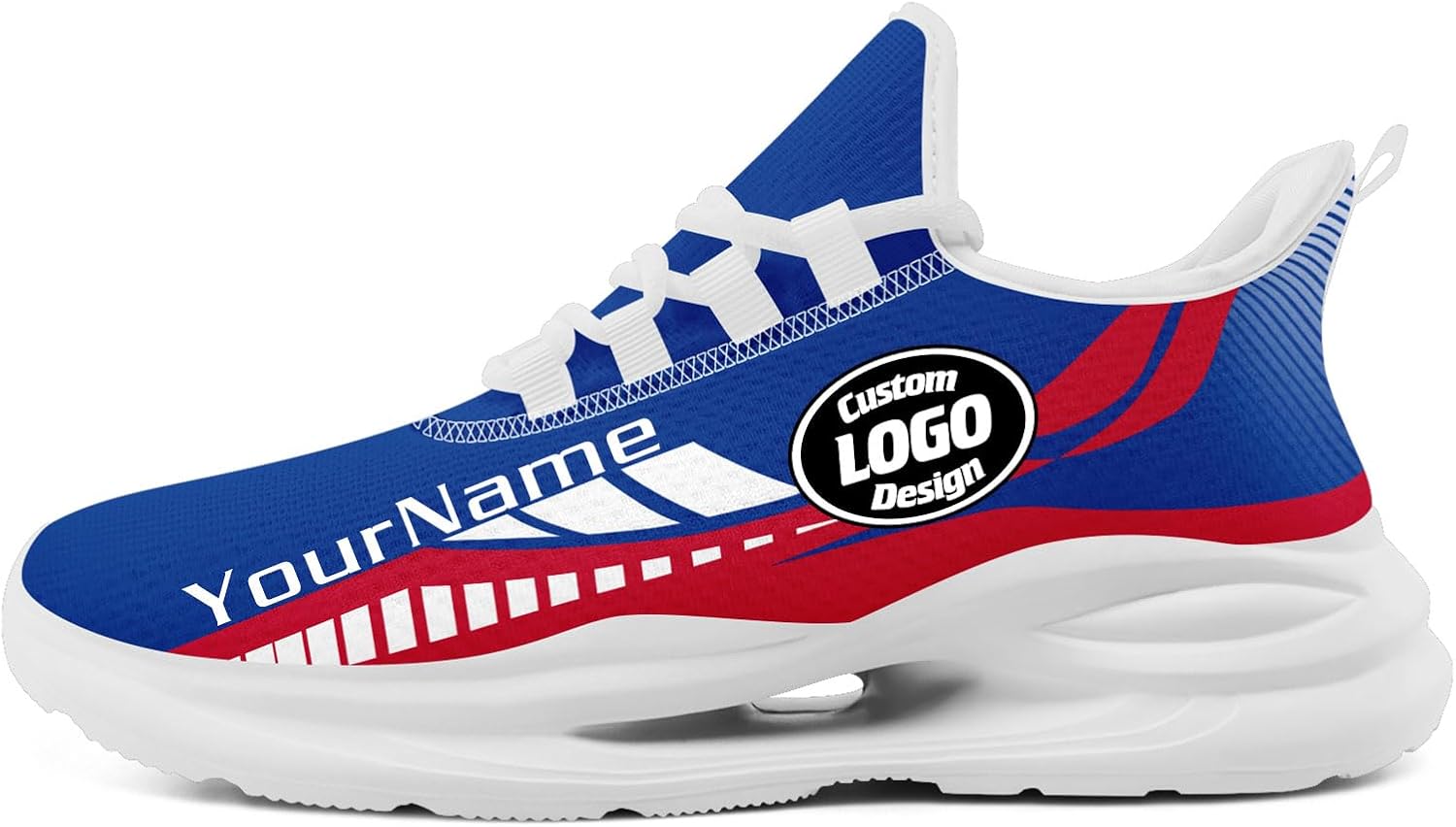 Кастомизированные спортивные кроссовки с логотипом для мужчин и женщин, легкие дышащие беговые кроссовки из сетки Coolcustomize, белый/красный/синий/темно-синий
Кастомизированные спортивные кроссовки с логотипом для мужчин и женщин, легкие дышащие беговые кроссовки из сетки Coolcustomize, белый/красный/синий/темно-синий