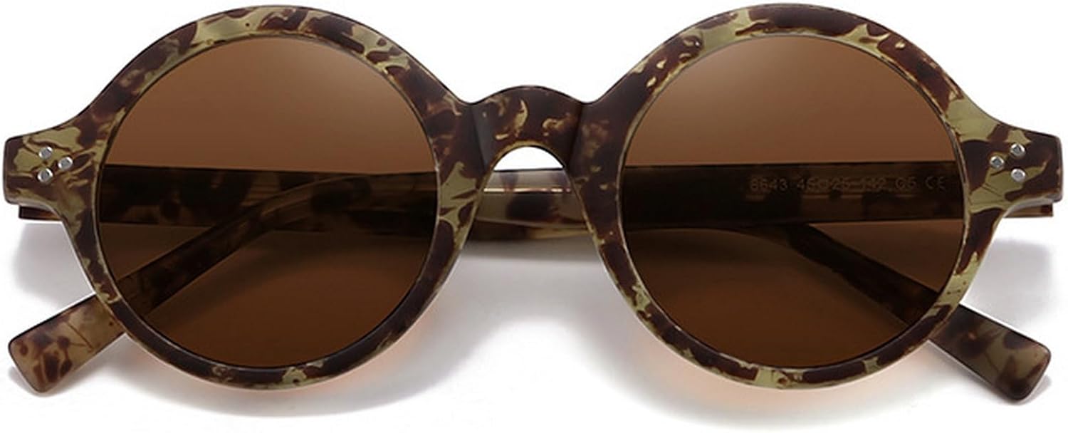 Ретро-солнцезащитные очки маленького диаметра для мужчин в стиле панк, защита от ультрафиолета UV400, ретро-заклепки, модные солнцезащитные очки для женщин mincl, Leopard
Ретро-солнцезащитные очки маленького диаметра для мужчин в стиле панк, защита от ультрафиолета UV400, ретро-заклепки, модные солнцезащитные очки для женщин mincl, Leopard