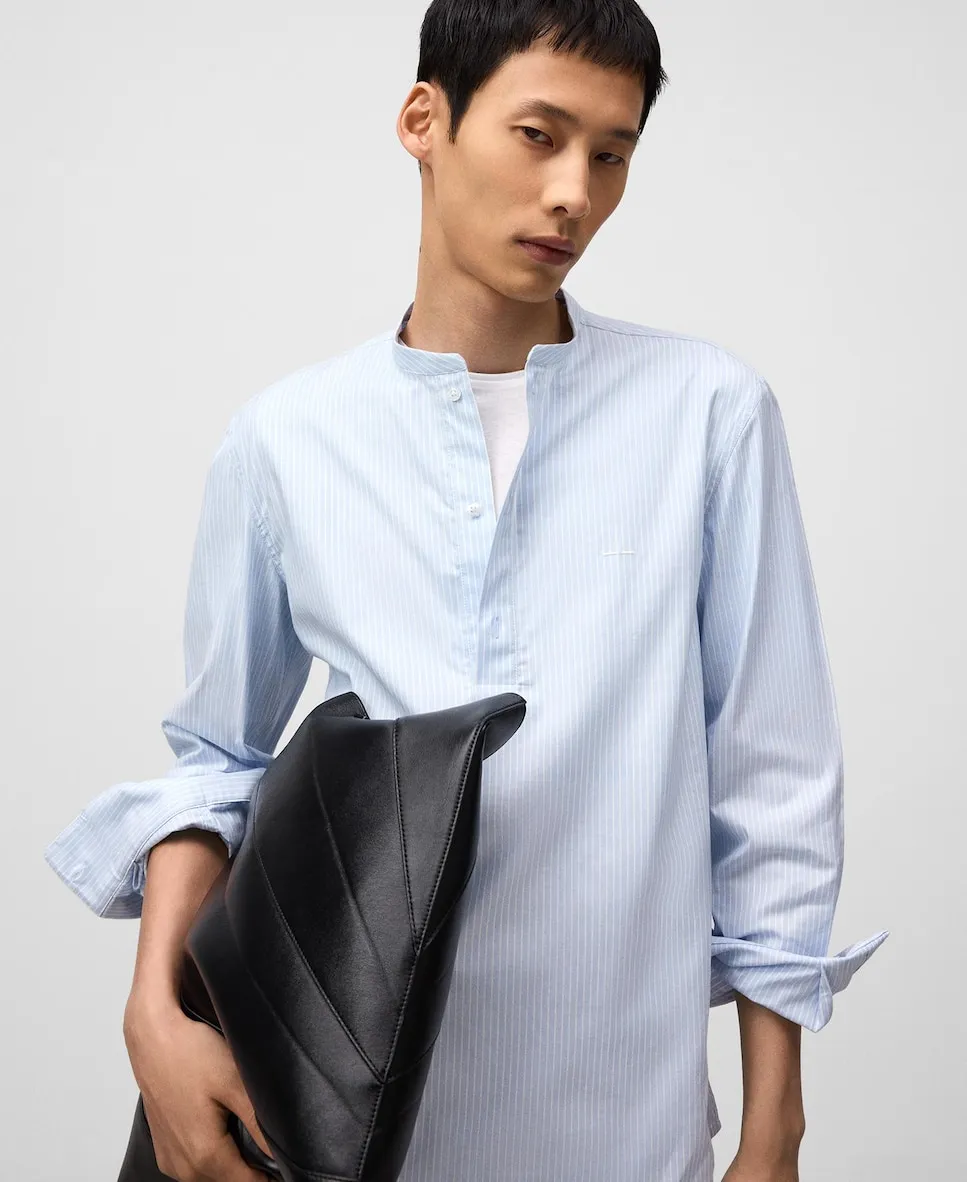 Мужская рубашка пекаря в полоску Adolfo Dominguez, светло-голубой
Мужская рубашка пекаря в полоску Adolfo Dominguez, светло-голубой