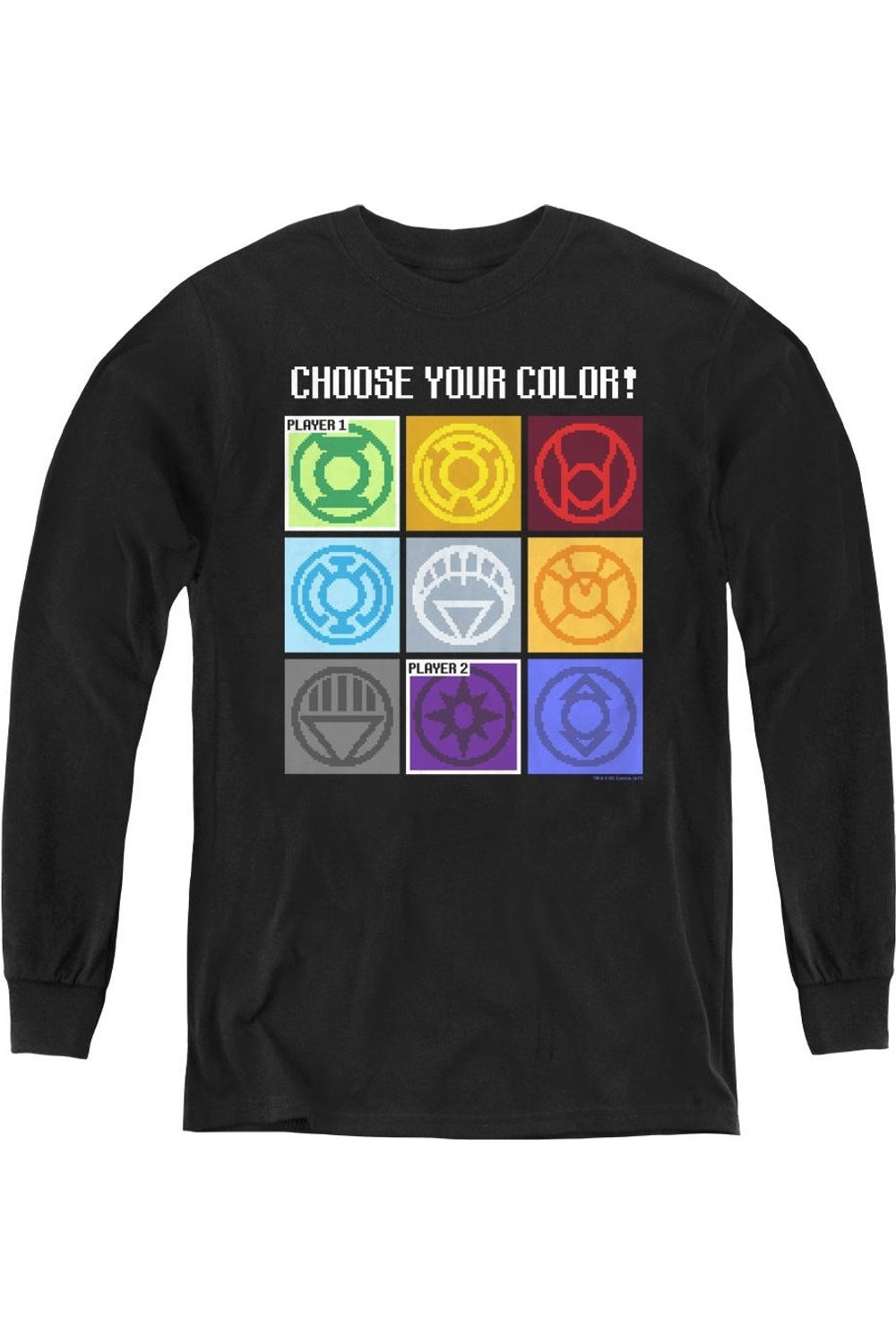 DC Comics Футболка с длинным рукавом "Выбери свой цвет" Gildan, черный
DC Comics Футболка с длинным рукавом "Выбери свой цвет" Gildan, черный
