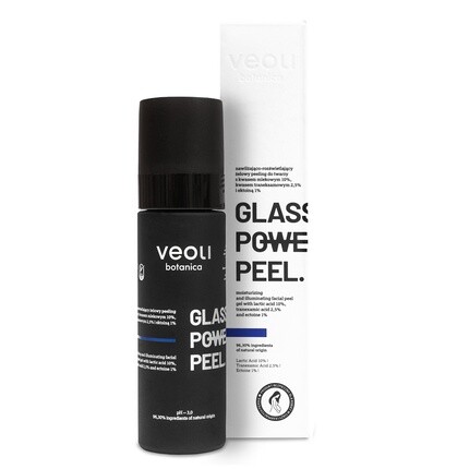 Glass Skin Power Peel - увлажняющий и осветляющий гель-пилинг для лица с 10% молочной кислоты, 25% транексамовой кислоты и эктоином 30 мл Veoli Botanica
Glass Skin Power Peel - увлажняющий и осветляющий гель-пилинг для лица с 10% молочной кислоты, 25% транексамовой кислоты и эктоином 30 мл Veoli Botanica